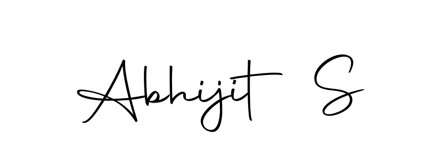 Make a beautiful signature design for name Abhijit S. With this signature (Autography-DOLnW) style, you can create a handwritten signature for free. Abhijit S signature style 10 images and pictures png