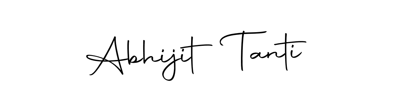 You can use this online signature creator to create a handwritten signature for the name Abhijit Tanti. This is the best online autograph maker. Abhijit Tanti signature style 10 images and pictures png