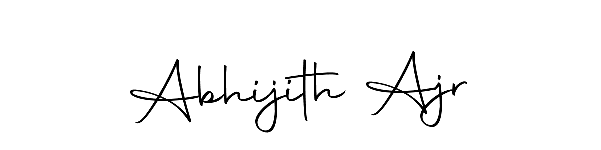 The best way (Autography-DOLnW) to make a short signature is to pick only two or three words in your name. The name Abhijith Ajr include a total of six letters. For converting this name. Abhijith Ajr signature style 10 images and pictures png