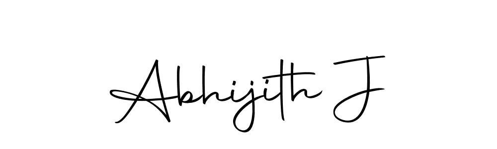 Make a beautiful signature design for name Abhijith J. Use this online signature maker to create a handwritten signature for free. Abhijith J signature style 10 images and pictures png