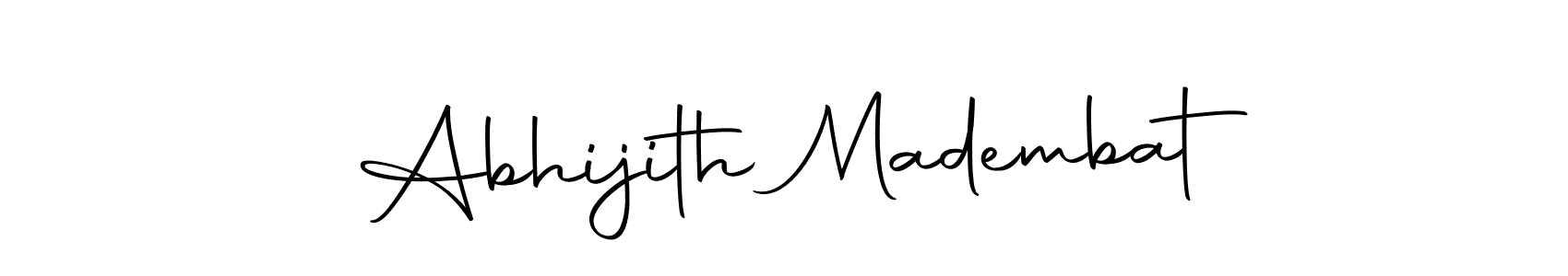 Use a signature maker to create a handwritten signature online. With this signature software, you can design (Autography-DOLnW) your own signature for name Abhijith Madembat. Abhijith Madembat signature style 10 images and pictures png