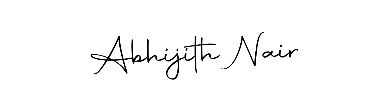 if you are searching for the best signature style for your name Abhijith Nair. so please give up your signature search. here we have designed multiple signature styles  using Autography-DOLnW. Abhijith Nair signature style 10 images and pictures png