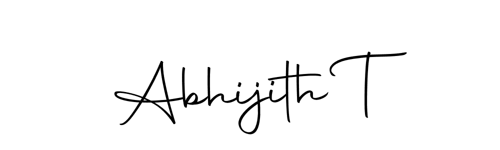 Autography-DOLnW is a professional signature style that is perfect for those who want to add a touch of class to their signature. It is also a great choice for those who want to make their signature more unique. Get Abhijith T name to fancy signature for free. Abhijith T signature style 10 images and pictures png