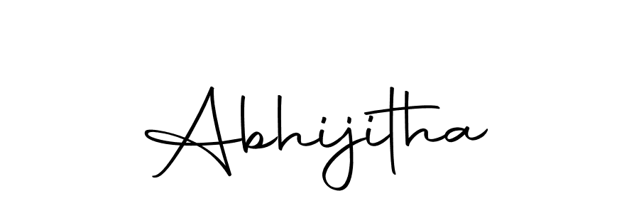 The best way (Autography-DOLnW) to make a short signature is to pick only two or three words in your name. The name Abhijitha include a total of six letters. For converting this name. Abhijitha signature style 10 images and pictures png
