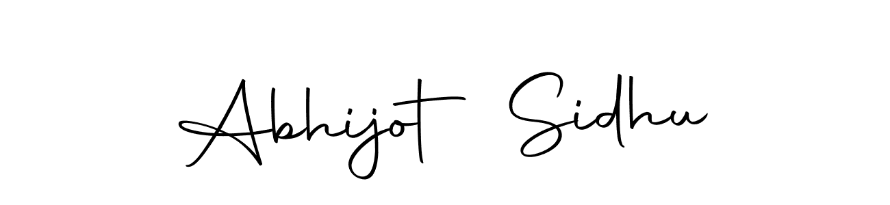 The best way (Autography-DOLnW) to make a short signature is to pick only two or three words in your name. The name Abhijot Sidhu include a total of six letters. For converting this name. Abhijot Sidhu signature style 10 images and pictures png