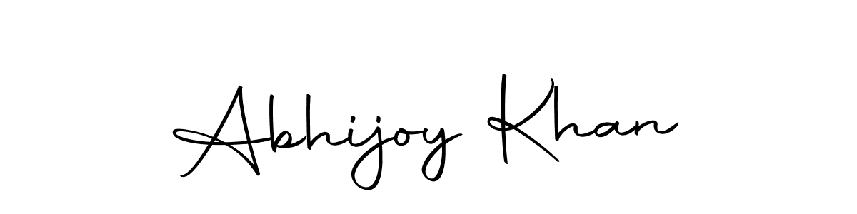 You should practise on your own different ways (Autography-DOLnW) to write your name (Abhijoy Khan) in signature. don't let someone else do it for you. Abhijoy Khan signature style 10 images and pictures png