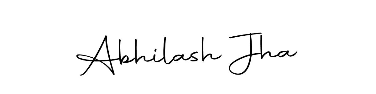 Make a beautiful signature design for name Abhilash Jha. With this signature (Autography-DOLnW) style, you can create a handwritten signature for free. Abhilash Jha signature style 10 images and pictures png