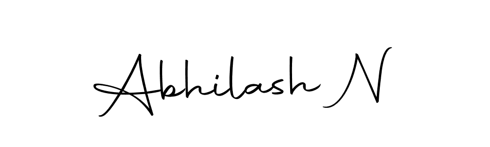 Also we have Abhilash N name is the best signature style. Create professional handwritten signature collection using Autography-DOLnW autograph style. Abhilash N signature style 10 images and pictures png