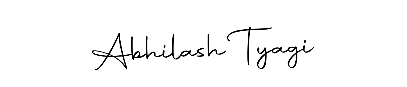 Create a beautiful signature design for name Abhilash Tyagi. With this signature (Autography-DOLnW) fonts, you can make a handwritten signature for free. Abhilash Tyagi signature style 10 images and pictures png
