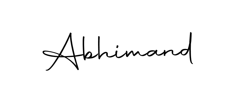 Use a signature maker to create a handwritten signature online. With this signature software, you can design (Autography-DOLnW) your own signature for name Abhimand. Abhimand signature style 10 images and pictures png