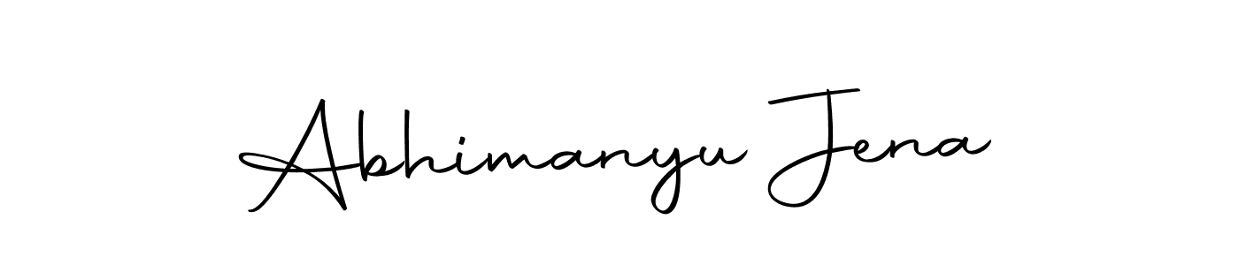 How to make Abhimanyu Jena signature? Autography-DOLnW is a professional autograph style. Create handwritten signature for Abhimanyu Jena name. Abhimanyu Jena signature style 10 images and pictures png