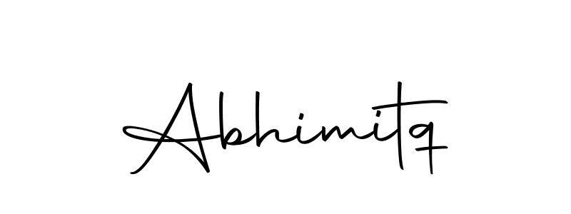 The best way (Autography-DOLnW) to make a short signature is to pick only two or three words in your name. The name Abhimitq include a total of six letters. For converting this name. Abhimitq signature style 10 images and pictures png