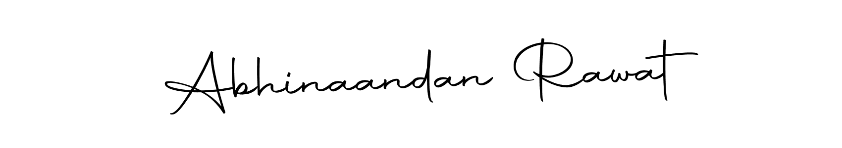 How to make Abhinaandan Rawat name signature. Use Autography-DOLnW style for creating short signs online. This is the latest handwritten sign. Abhinaandan Rawat signature style 10 images and pictures png
