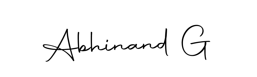 Also we have Abhinand G name is the best signature style. Create professional handwritten signature collection using Autography-DOLnW autograph style. Abhinand G signature style 10 images and pictures png