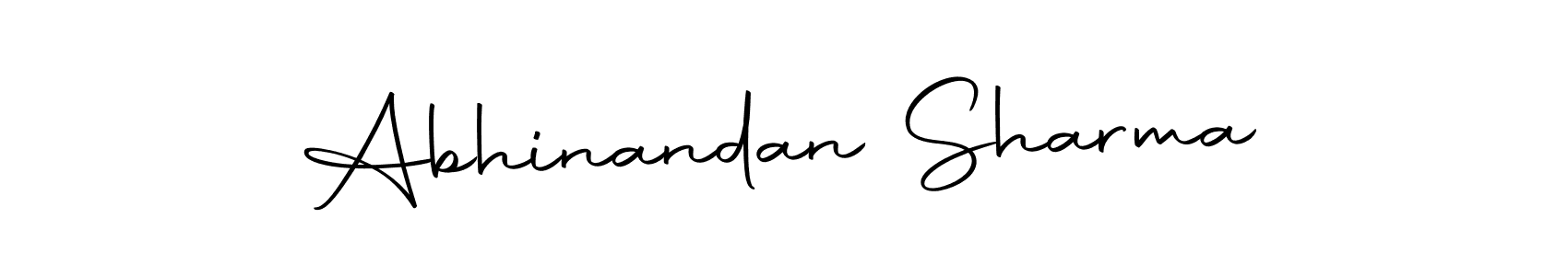 Design your own signature with our free online signature maker. With this signature software, you can create a handwritten (Autography-DOLnW) signature for name Abhinandan Sharma. Abhinandan Sharma signature style 10 images and pictures png