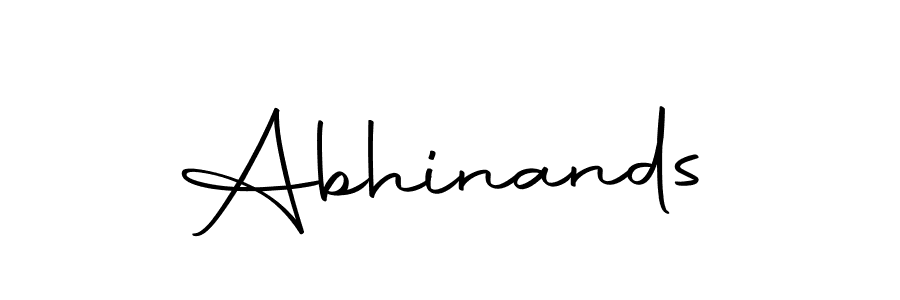 How to make Abhinands signature? Autography-DOLnW is a professional autograph style. Create handwritten signature for Abhinands name. Abhinands signature style 10 images and pictures png