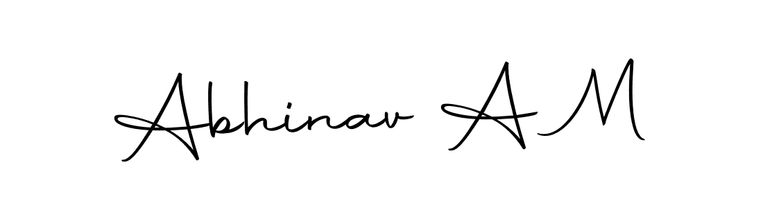 How to Draw Abhinav A M signature style? Autography-DOLnW is a latest design signature styles for name Abhinav A M. Abhinav A M signature style 10 images and pictures png