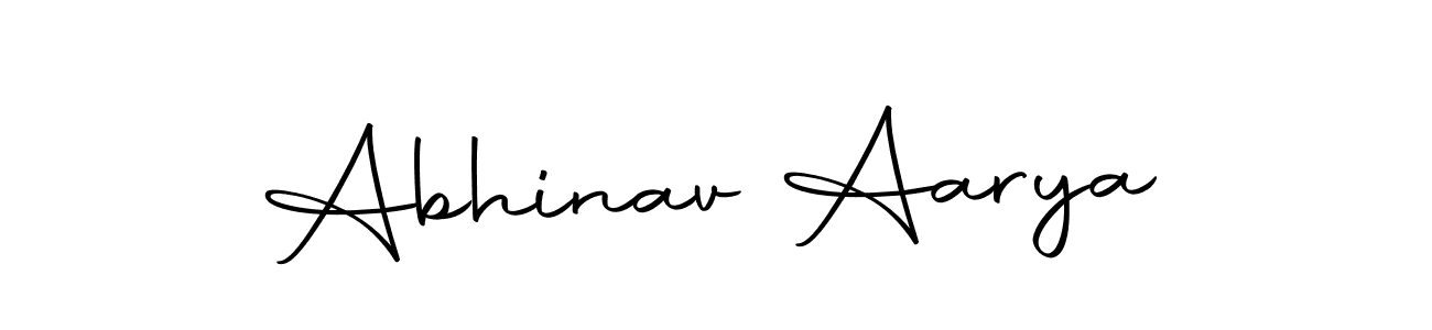 Abhinav Aarya stylish signature style. Best Handwritten Sign (Autography-DOLnW) for my name. Handwritten Signature Collection Ideas for my name Abhinav Aarya. Abhinav Aarya signature style 10 images and pictures png