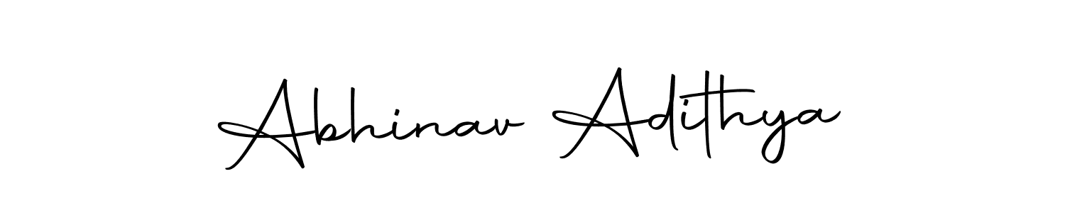 Autography-DOLnW is a professional signature style that is perfect for those who want to add a touch of class to their signature. It is also a great choice for those who want to make their signature more unique. Get Abhinav Adithya name to fancy signature for free. Abhinav Adithya signature style 10 images and pictures png