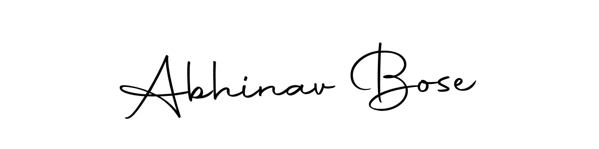 Use a signature maker to create a handwritten signature online. With this signature software, you can design (Autography-DOLnW) your own signature for name Abhinav Bose. Abhinav Bose signature style 10 images and pictures png