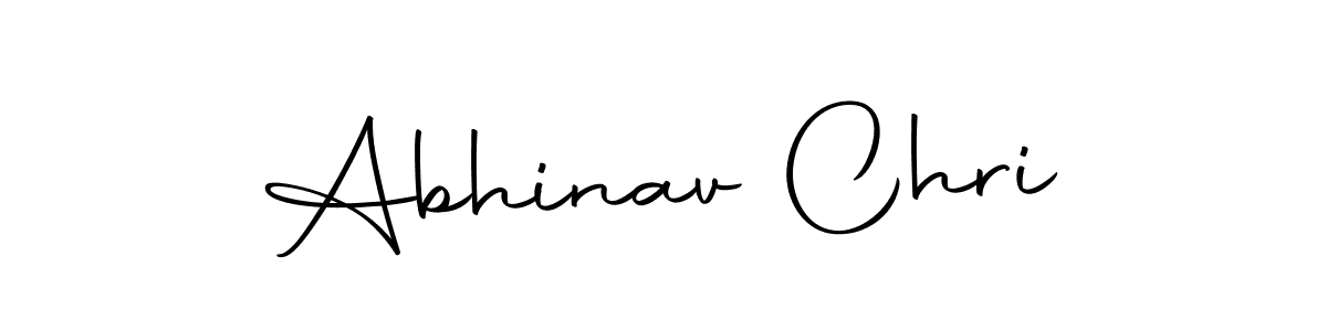 Create a beautiful signature design for name Abhinav Chri. With this signature (Autography-DOLnW) fonts, you can make a handwritten signature for free. Abhinav Chri signature style 10 images and pictures png