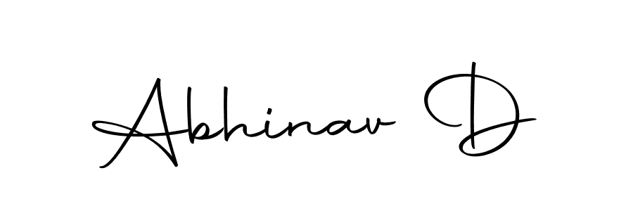 The best way (Autography-DOLnW) to make a short signature is to pick only two or three words in your name. The name Abhinav D include a total of six letters. For converting this name. Abhinav D signature style 10 images and pictures png