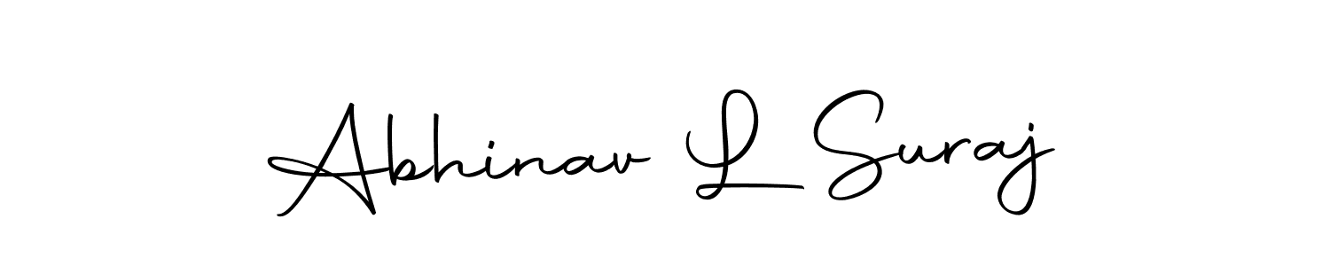 It looks lik you need a new signature style for name Abhinav L Suraj. Design unique handwritten (Autography-DOLnW) signature with our free signature maker in just a few clicks. Abhinav L Suraj signature style 10 images and pictures png