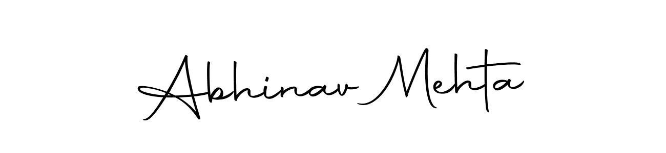 Create a beautiful signature design for name Abhinav Mehta. With this signature (Autography-DOLnW) fonts, you can make a handwritten signature for free. Abhinav Mehta signature style 10 images and pictures png