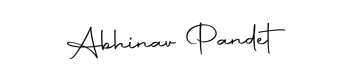 Design your own signature with our free online signature maker. With this signature software, you can create a handwritten (Autography-DOLnW) signature for name Abhinav Pandet. Abhinav Pandet signature style 10 images and pictures png