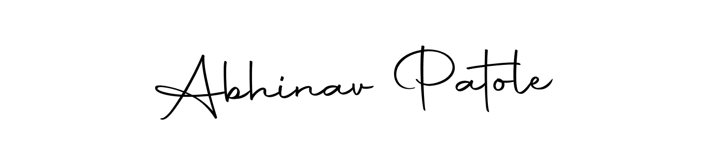 Use a signature maker to create a handwritten signature online. With this signature software, you can design (Autography-DOLnW) your own signature for name Abhinav Patole. Abhinav Patole signature style 10 images and pictures png