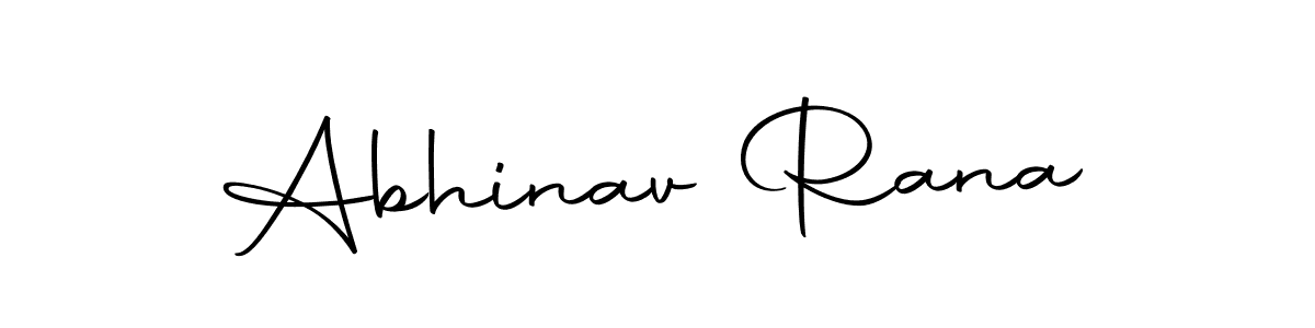 How to make Abhinav Rana name signature. Use Autography-DOLnW style for creating short signs online. This is the latest handwritten sign. Abhinav Rana signature style 10 images and pictures png