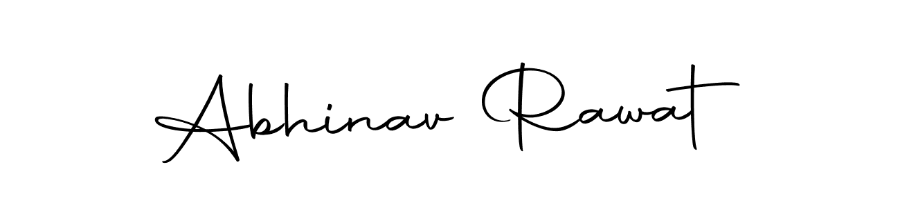 Design your own signature with our free online signature maker. With this signature software, you can create a handwritten (Autography-DOLnW) signature for name Abhinav Rawat. Abhinav Rawat signature style 10 images and pictures png