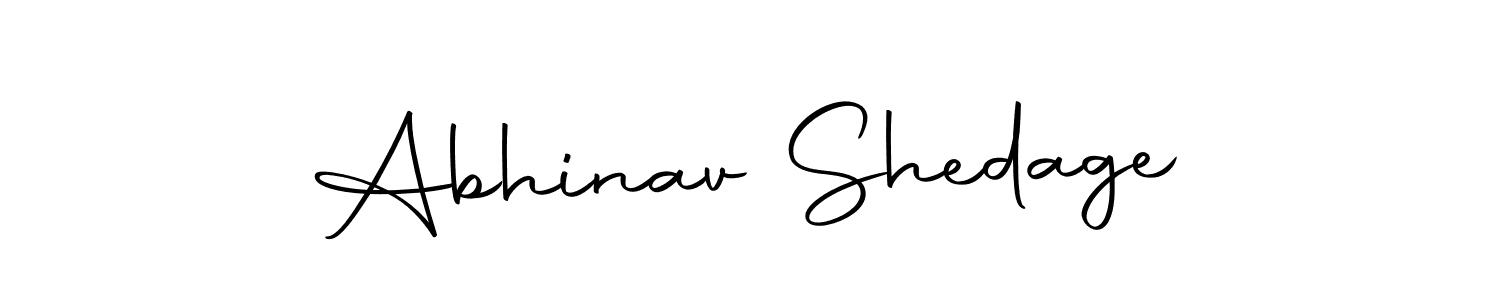 Make a beautiful signature design for name Abhinav Shedage. With this signature (Autography-DOLnW) style, you can create a handwritten signature for free. Abhinav Shedage signature style 10 images and pictures png