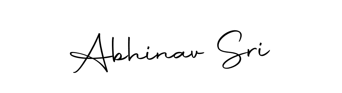 Design your own signature with our free online signature maker. With this signature software, you can create a handwritten (Autography-DOLnW) signature for name Abhinav Sri. Abhinav Sri signature style 10 images and pictures png