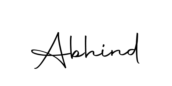 Make a beautiful signature design for name Abhind. With this signature (Autography-DOLnW) style, you can create a handwritten signature for free. Abhind signature style 10 images and pictures png