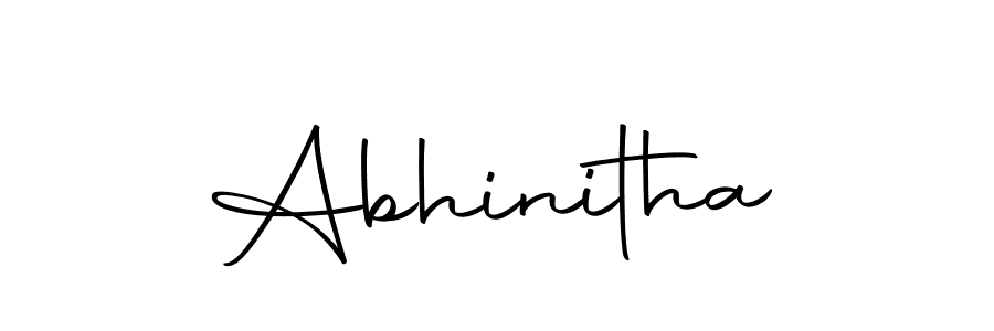 How to make Abhinitha signature? Autography-DOLnW is a professional autograph style. Create handwritten signature for Abhinitha name. Abhinitha signature style 10 images and pictures png