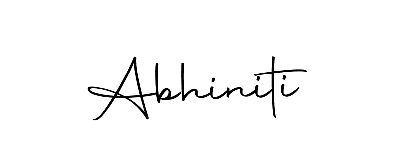 The best way (Autography-DOLnW) to make a short signature is to pick only two or three words in your name. The name Abhiniti include a total of six letters. For converting this name. Abhiniti signature style 10 images and pictures png