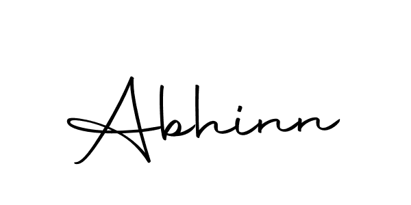 Use a signature maker to create a handwritten signature online. With this signature software, you can design (Autography-DOLnW) your own signature for name Abhinn. Abhinn signature style 10 images and pictures png