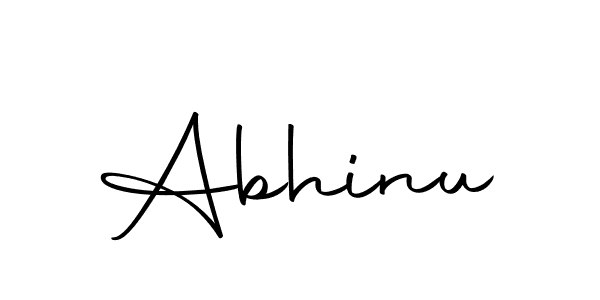 Create a beautiful signature design for name Abhinu. With this signature (Autography-DOLnW) fonts, you can make a handwritten signature for free. Abhinu signature style 10 images and pictures png