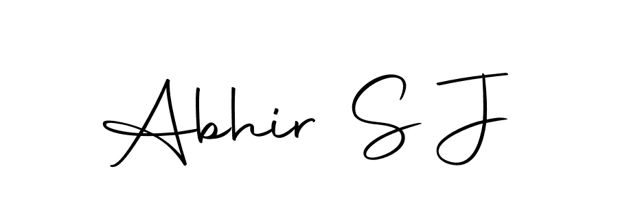 Autography-DOLnW is a professional signature style that is perfect for those who want to add a touch of class to their signature. It is also a great choice for those who want to make their signature more unique. Get Abhir S J name to fancy signature for free. Abhir S J signature style 10 images and pictures png