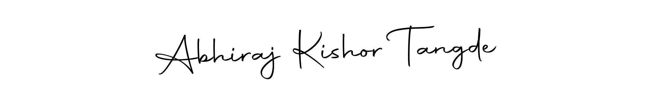 Abhiraj Kishor Tangde stylish signature style. Best Handwritten Sign (Autography-DOLnW) for my name. Handwritten Signature Collection Ideas for my name Abhiraj Kishor Tangde. Abhiraj Kishor Tangde signature style 10 images and pictures png