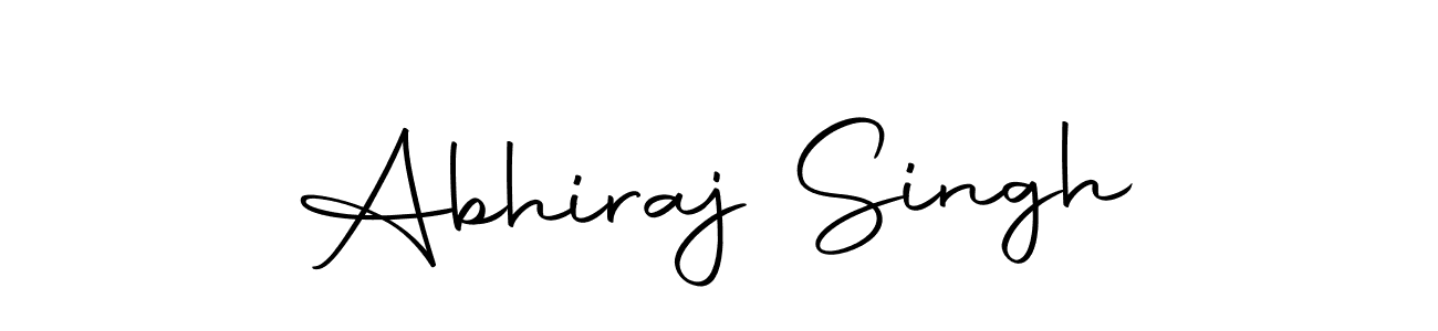 How to make Abhiraj Singh name signature. Use Autography-DOLnW style for creating short signs online. This is the latest handwritten sign. Abhiraj Singh signature style 10 images and pictures png