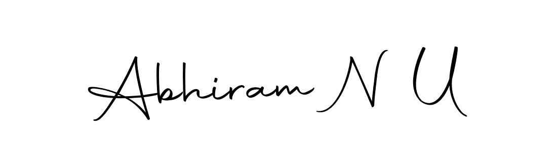 Similarly Autography-DOLnW is the best handwritten signature design. Signature creator online .You can use it as an online autograph creator for name Abhiram N U. Abhiram N U signature style 10 images and pictures png