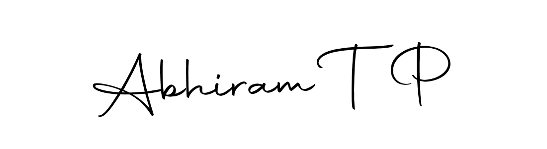 This is the best signature style for the Abhiram T P name. Also you like these signature font (Autography-DOLnW). Mix name signature. Abhiram T P signature style 10 images and pictures png