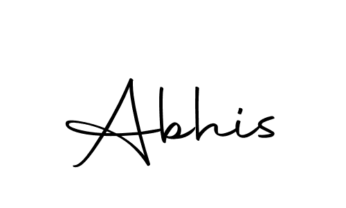 Make a beautiful signature design for name Abhis. Use this online signature maker to create a handwritten signature for free. Abhis signature style 10 images and pictures png