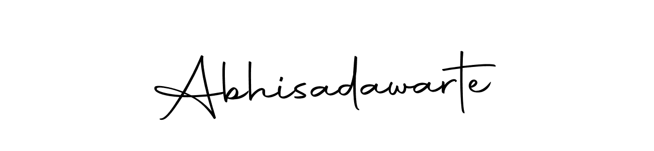 You should practise on your own different ways (Autography-DOLnW) to write your name (Abhisadawarte) in signature. don't let someone else do it for you. Abhisadawarte signature style 10 images and pictures png