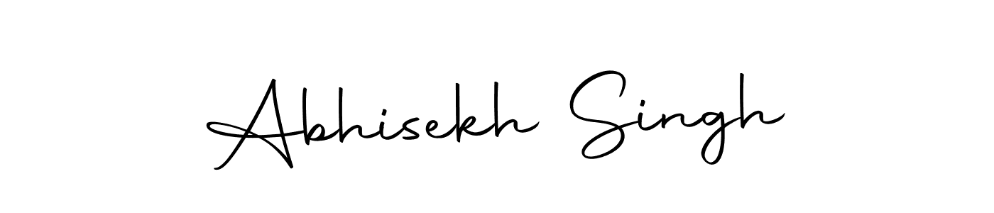 How to make Abhisekh Singh name signature. Use Autography-DOLnW style for creating short signs online. This is the latest handwritten sign. Abhisekh Singh signature style 10 images and pictures png