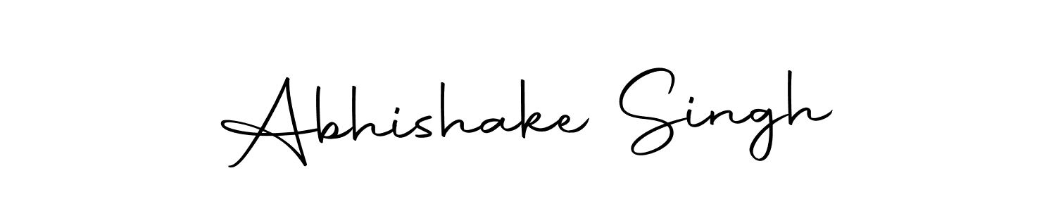 Create a beautiful signature design for name Abhishake Singh. With this signature (Autography-DOLnW) fonts, you can make a handwritten signature for free. Abhishake Singh signature style 10 images and pictures png