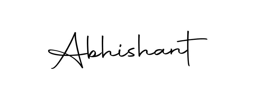 Use a signature maker to create a handwritten signature online. With this signature software, you can design (Autography-DOLnW) your own signature for name Abhishant. Abhishant signature style 10 images and pictures png