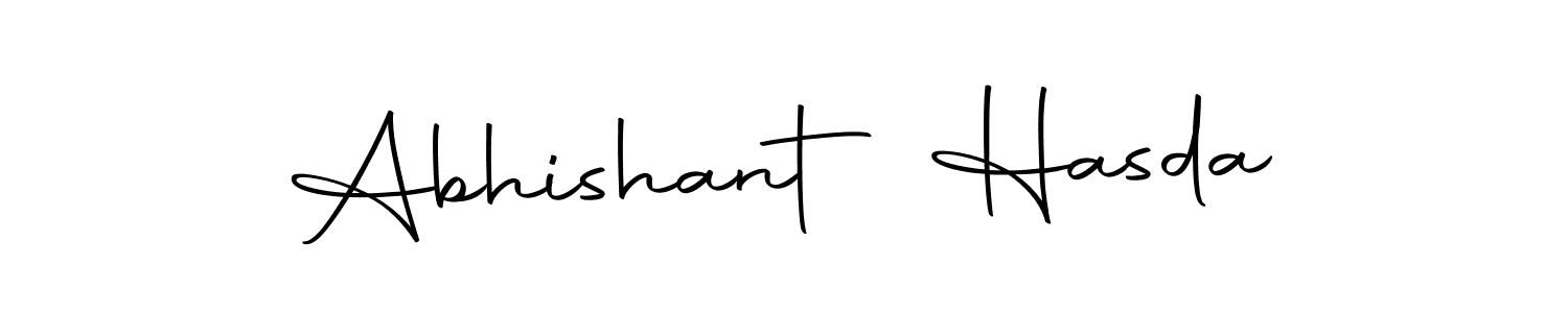 Use a signature maker to create a handwritten signature online. With this signature software, you can design (Autography-DOLnW) your own signature for name Abhishant Hasda. Abhishant Hasda signature style 10 images and pictures png